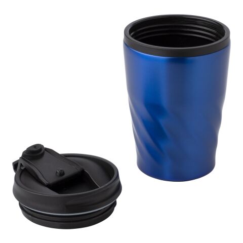 Taza de PP y acero inox. azul | sin montaje de publicidad | no disponible | no disponible