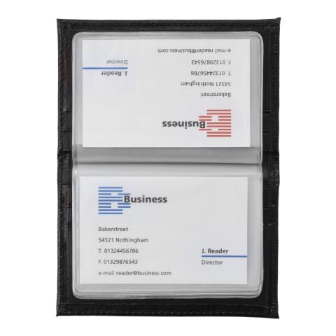 Tarjetero de piel regenerada negro | sin montaje de publicidad | no disponible | no disponible