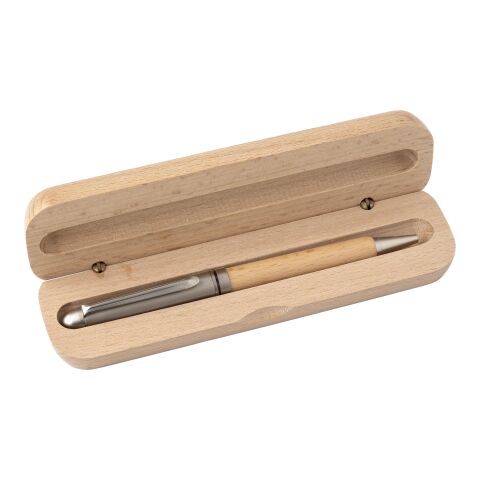 Bolígrafo de bambú marrón | sin montaje de publicidad | no disponible | no disponible