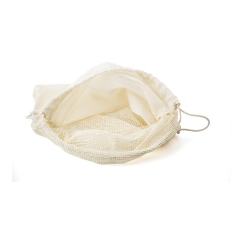 Bolsa algodón orgánico para frutas y verduras beige | sin montaje de publicidad | no disponible | no disponible