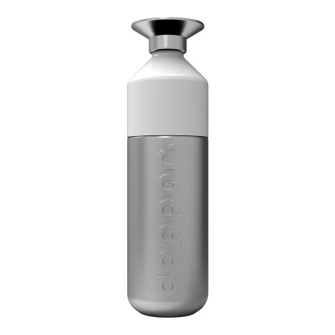 Dopper Steel 800 ml plata/blanco | sin montaje de publicidad | no disponible | no disponible