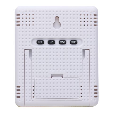 Estación meteorológica de bambú marrón claro | sin montaje de publicidad | no disponible | no disponible