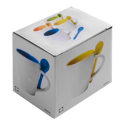 Taza de 260 ml de cerámica amarillo | sin montaje de publicidad | no disponible | no disponible