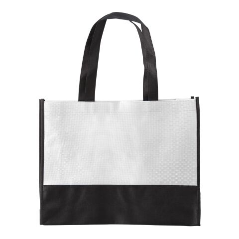 Bolsa de la compra bicolor en tejido sin tejer verde claro | sin montaje de publicidad | no disponible | no disponible