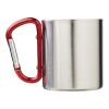 Taza isotérmica con mosquetón "Alps" Rojo