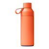 Botella de agua con aislamiento al vacío de 500 ml "Ocean Bottle" Estándar | Sun Orange | Grabado | detrás | 30 mm x 130 mm