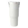 Vaso con aislamiento al vacío de cobre de acero inoxidable reciclado certificado RCS de 900 ml y con tapa de doble función "Bronx" Estándar | blanco | sin montaje de publicidad | no disponible | no disponible