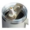 Vaso Stanley Quencher® ProTour 1180 ml de acero inoxidable reciclado aislado con pajita abatible Crema