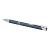 Bolígrafo con empuñadura de tacto suave y mecanismo de presión "Moneta" Estándar | Hale Blue | sin montaje de publicidad | no disponible | no disponible
