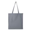Bolsa Tote algodón reciclado 100% GRS con refuerzos de 270 g/m² "Florida" 14L Estándar | Gris | sin montaje de publicidad | no disponible | no disponible | no disponible