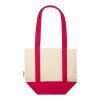 Bolsa Tote mini de algodón reciclado GRS de 320&nbsp;g/m² "Sam" Estándar | Rojo-Natural | sin montaje de publicidad | no disponible | no disponible | no disponible