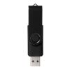 Memoria USB metálica 4&nbsp;GB "Rotate" Estándar | Negro intenso | sin montaje de publicidad | no disponible | no disponible | no disponible