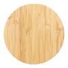 Base de carga inalámbrica de bambú de 15 W "Essence" Estándar | Madera | sin montaje de publicidad | no disponible | no disponible