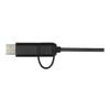 Cable de carga magnético 5 en 1 SMART de 65 W y 100 cm con certificación RCS Negro