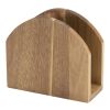 Servilletero de madera de acacia con un toque encantador Madera