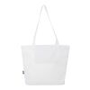 Bolsa Tote con cremallera de material reciclado GRS de 20 l "Panama" Estándar | Blanco | sin montaje de publicidad | no disponible | no disponible | no disponible