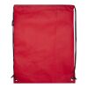 Bolsa de tela sin tejer de material reciclado GRS con cordón de 5&nbsp;l "Evergreen" Estándar | Rojo | sin montaje de publicidad | no disponible | no disponible | no disponible
