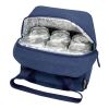 Bolsa nevera de 5l con material reciclado GRS "Recanvas" Azul profundo