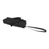 Paraguas plegable y compacto Jill de 19 pulgadas, con 5 secciones y fabricado en RPET Negro