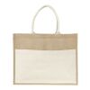 Bolsa de compra en yute neutral | sin montaje de publicidad | no disponible | no disponible