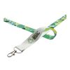 Lanyard de PET reciclado "Addie" blanco-blanco | 15mm | Sublimación | all over, back | 15 mm x 900 mm