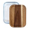 Fiambrera Citizen Green Purlunch de 1000 ml de vidrio de borosilicato blanco