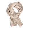 Bufanda de algodón orgánico Citizen Green Alix Beige