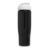 Bidón deportivo con Tapa Flip de 700 ml H2O Tempo® Negro intenso-Blanco | sin montaje de publicidad | no disponible | no disponible
