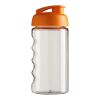 Bidón deportivo con Tapa Flip de 500 ml H2O Bop® Transparente-Naranja | sin montaje de publicidad | no disponible | no disponible