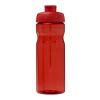Bidón deportivo con tapa Flip de 650&nbsp;ml "H2O Eco" Rojo-Rojo | sin montaje de publicidad | no disponible | no disponible