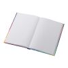Libreta de tapa dura brillante A5 con 100 hojas "Novella Brontë" Blanco | sin montaje de publicidad | no disponible | no disponible