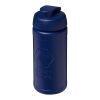 Bidón deportivo con tapa abatible de 500&nbsp;ml "Baseline Rise" Azul-Azul | sin montaje de publicidad | no disponible | no disponible