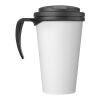 Brite-Americano Grande taza 350 ml mug con tapa antigoteo Negro intenso-Negro intenso | sin montaje de publicidad | no disponible | no disponible