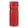 Bidón deportivo con tapa de rosca de 650&nbsp;ml "H2O Eco Base" Rojo-Rojo | sin montaje de publicidad | no disponible | no disponible