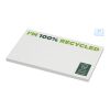 Bloc de notas adhesivas de papel reciclado de 127 x 75 mm "Sticky-Mate®" Blanco | 25 pages | sin montaje de publicidad | no disponible | no disponible