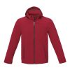 Chaqueta softshell reciclada GRS para hombre de Langley Rojo | XS