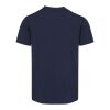 Camiseta orgánica unisex de 200 g/m² con certificado OCS de manga corta y cuello de pico "Balfour" Azul marino | XXS