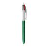 BIC® 4 Colours Wood Style Blanco-verde | Impresión De Pantalla 1 color | Cuerpo-a la derecha del clip&nbsp; | 30.00 mm x 43.00 mm