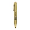Bolígrafo Sleek Stylus Executive oro | Impresión De Pantalla 1 color | Cuerpo-centrado al clip | 15.00 mm x 38.00 mm