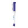 BIC® XS Finestyle Blanco-azul marino | tinta azul | Impresión De Pantalla 1 color | Cuerpo-Centrado al Clip | 25.00 mm x 35.00 mm