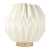 Coollux lámpara LED plegable de papel inspirada en Origami Luna 25cm Natural
