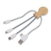 Xoopar Mr. Bio Bamboo Charging Cable Natural | sin montaje de publicidad | no disponible | no disponible | no disponible