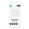 Xoopar Mr. Bio Cable múltiple largo USB-C de 1 metro Blanco | Tampografía 1 color | cara 1 | Ø 23 mm