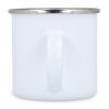 Taza de esmalte 350ml Blanco | sin montaje de publicidad | no disponible | no disponible