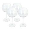 Byon Opacity set de 4 copas con elegante diseño de cristal 470ml Transparente | sin montaje de publicidad