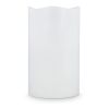Juego de 3 velas de cera LED Koselys (funcionan con pilas) Crema