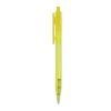 Bolígrafo Kuma transparente Amarillo-Amarillo | Impresión De Pantalla 1 color | 180 grados del clip | 45 mm x 25 mm | no disponible