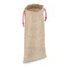 Estuche de vino estilo yute 14x34cm Natural | sin montaje de publicidad | no disponible | no disponible