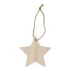 Adorno navideño de madera en forma de estrella Natural | sin montaje de publicidad | no disponible | no disponible