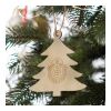 Adorno navideño de madera en forma de árbol Natural | sin montaje de publicidad | no disponible | no disponible
